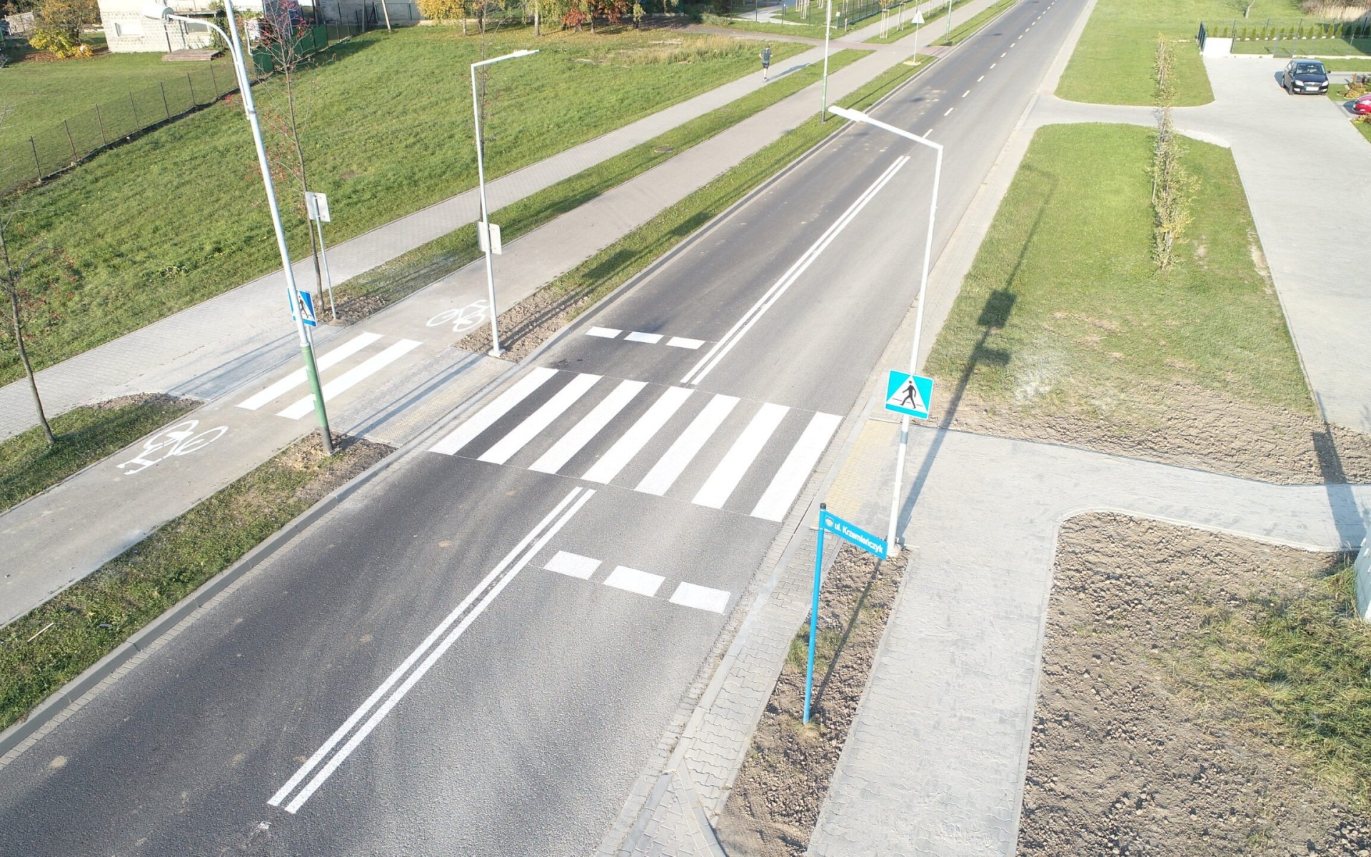 Bezpieczniej na Starych Stawach! Sprawdź, co nowego pojawiło się między ul. Ceglaną a Krzemieńczyk