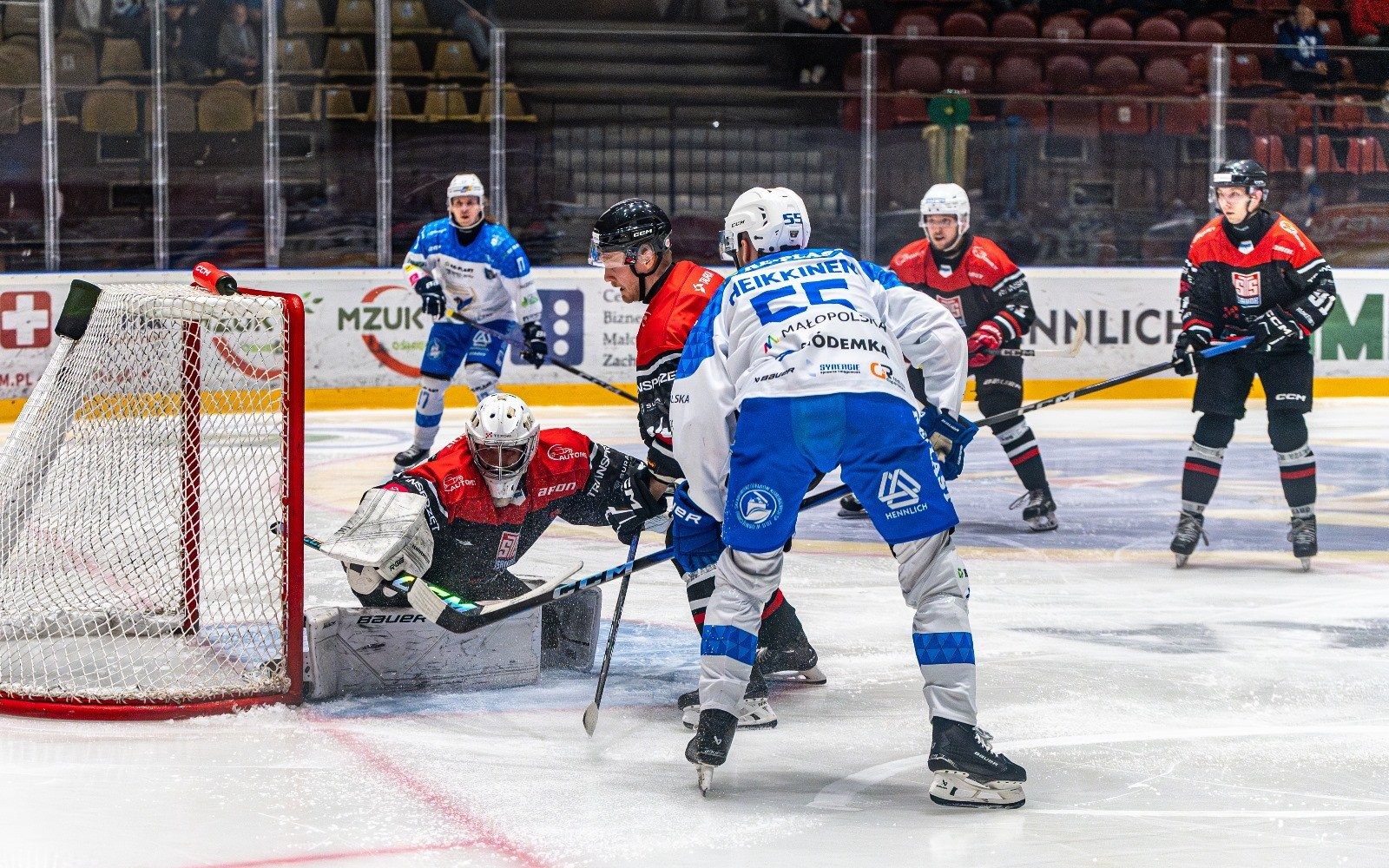 Re-Plast Unia miażdży Texom STS Sanok! Zwycięstwo 10:1 i show Heikkinena oraz Olssona Trkulji!