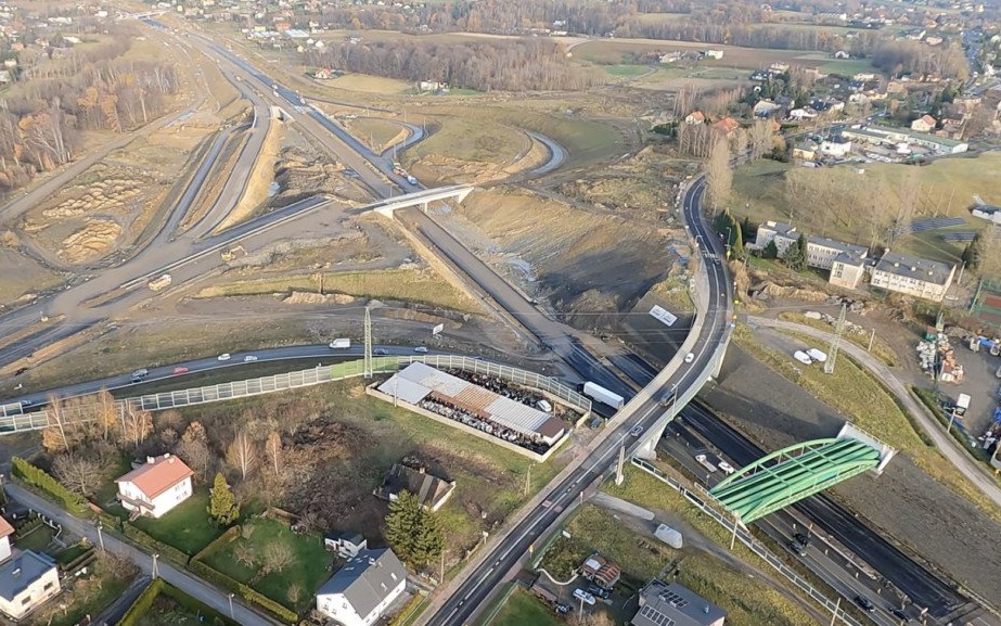 Droga S1 z powietrza: nowe nagranie Mirosława Stecyka zapiera dech