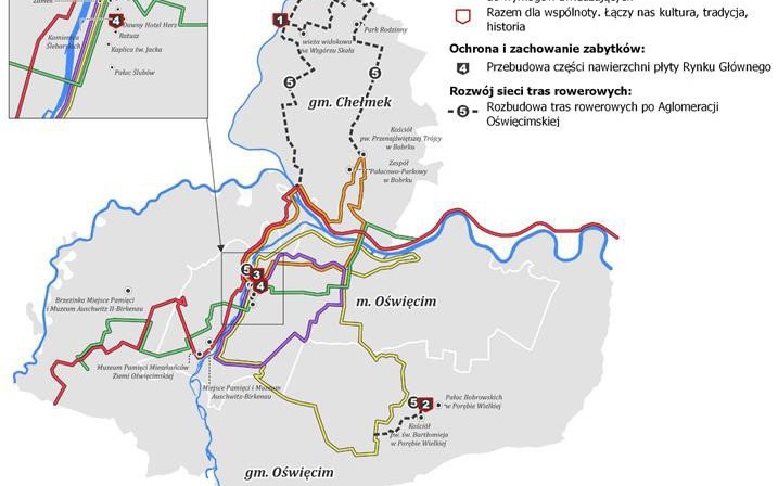 Nowe ścieżki rowerowe w Aglomeracji Oświęcimskiej? Samorządy proszą o opinię mieszkańców