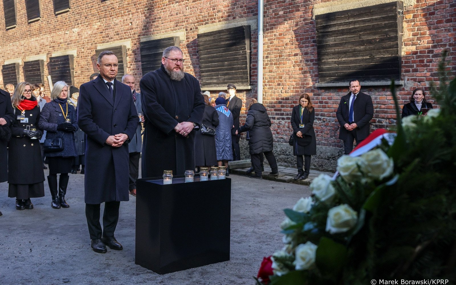 Prezydent Andrzej Duda na obchodach 80. rocznicy wyzwolenia Auschwitz