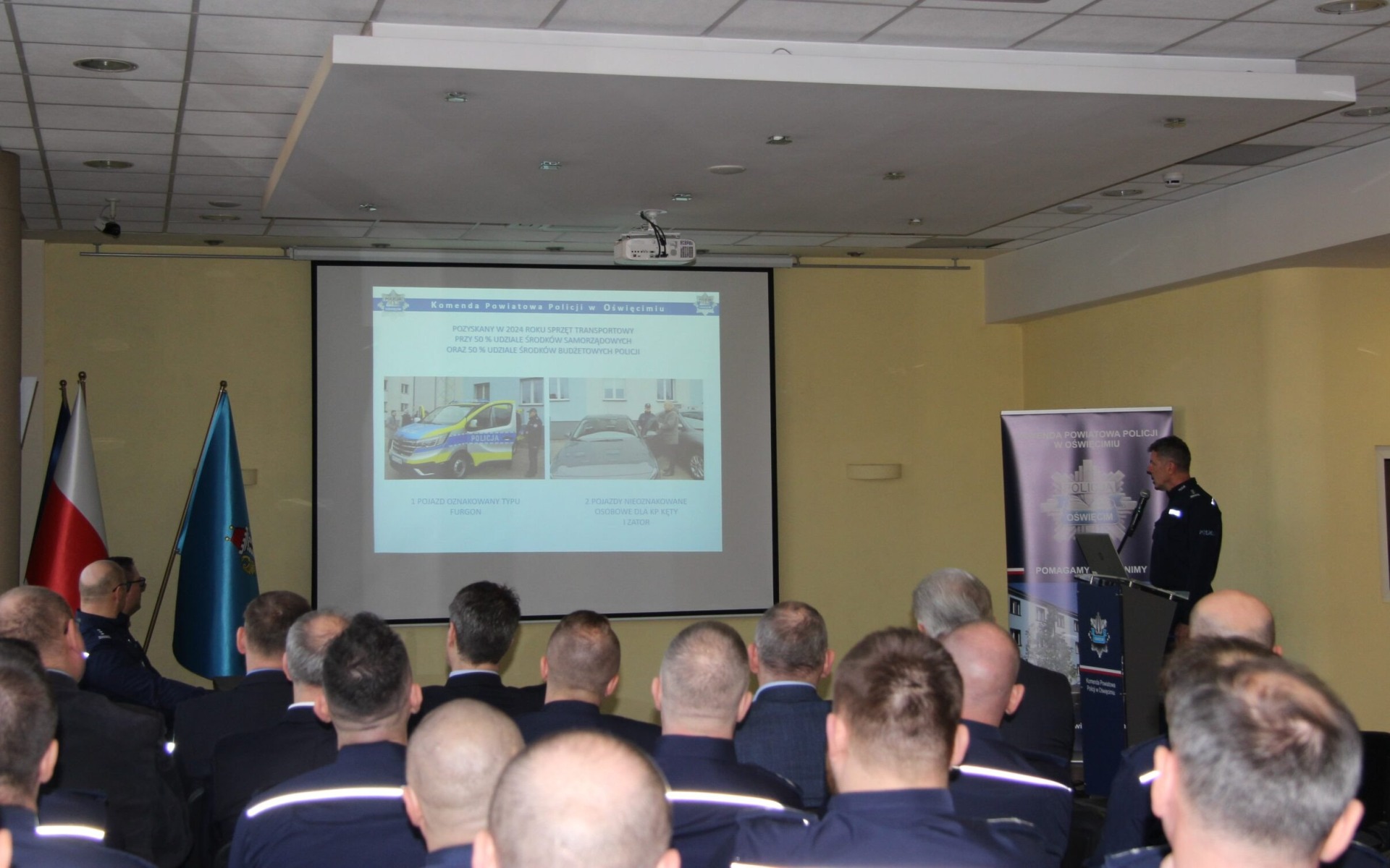 Podsumowanie roku 2024 i priorytety na 2025 – Narada Roczna Policji w Oświęcimiu