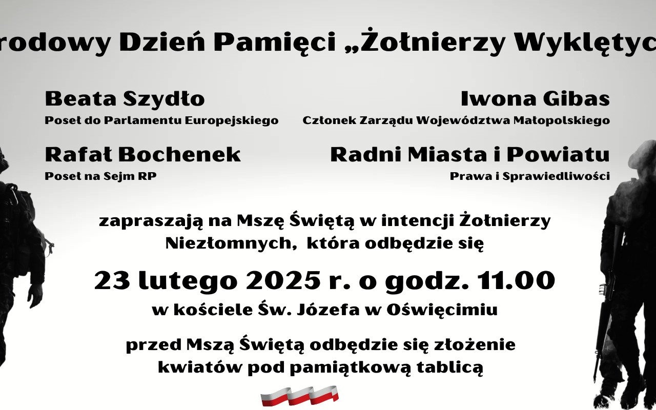 Oświęcim: Uroczystości z okazji Narodowego Dnia Pamięci Żołnierzy Wyklętych