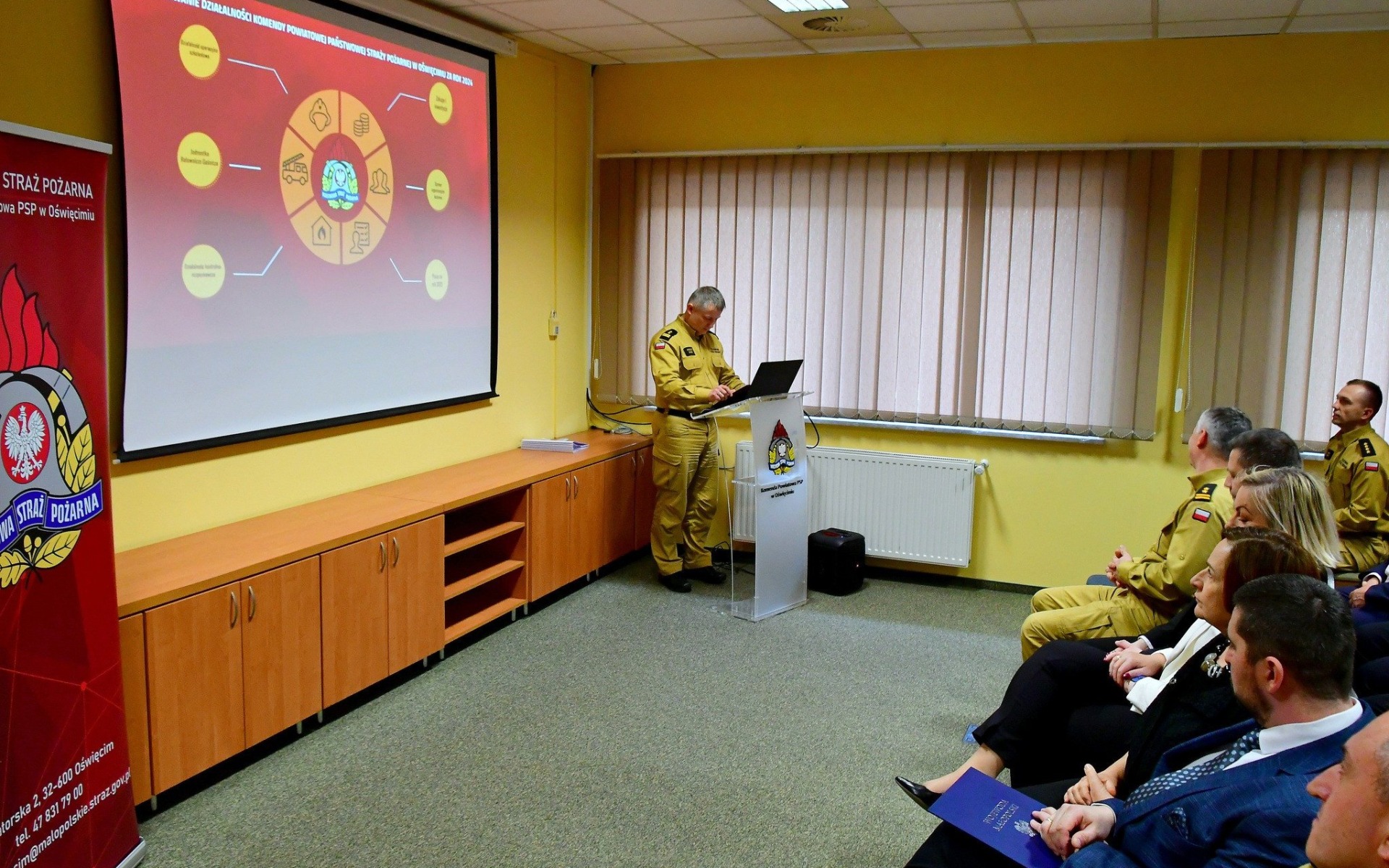 Strażacy z Oświęcimia podsumowali rok 2024. Blisko 3 tysiące interwencji