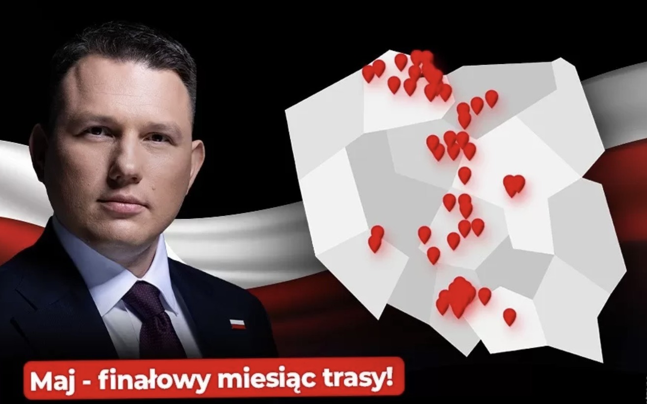 Mentzen nie zwalnia tempa! 16 maja zawita do Oświęcimia na finiszu kampanii