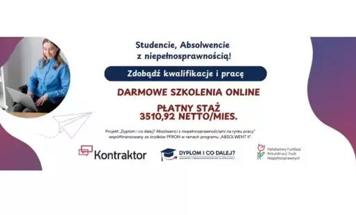 Dołącz do projektu „Dyplom i co dalej? Absolwenci z niepełnosprawnościami na rynku pracy”!