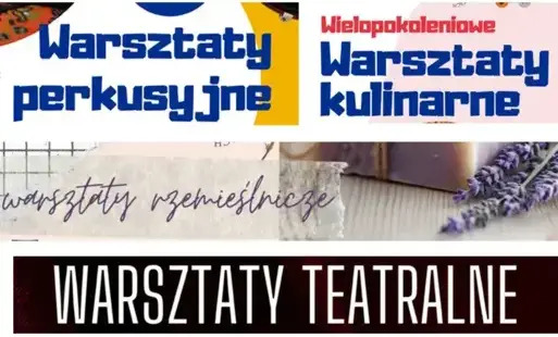 Kultura w zasięgu zmysłów - warsztaty w Domu Kultury w Kętach