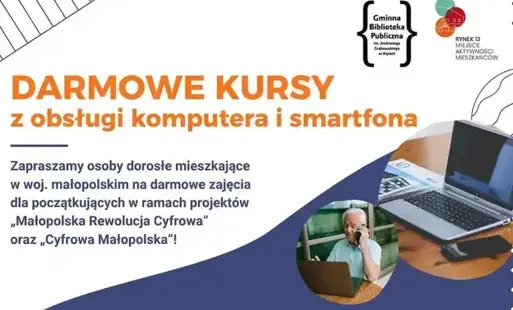 Nauka bez stresu i za darmo — kęcka biblioteka zaprasza na kursy komputerowe