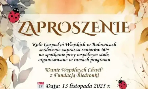 Bulowice: Spotkanie biesiadne dla seniorów w wieku 60+