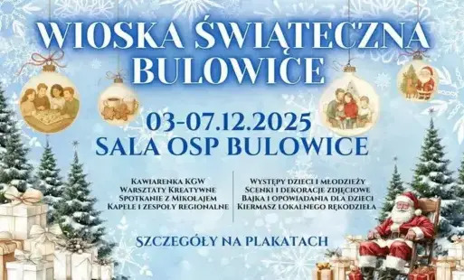 Wioska świąteczna w Bulowicach 2025