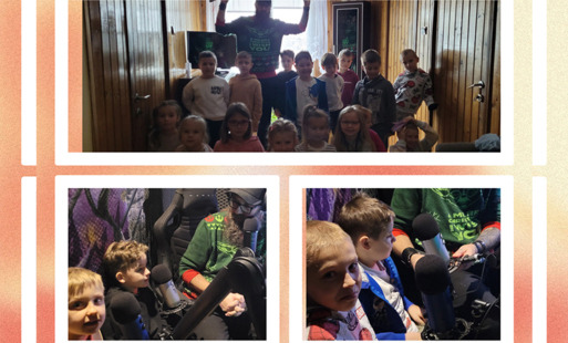 Wizyta uczniów klasy pierwszej w Radiu Road Story w Nowej Wsi