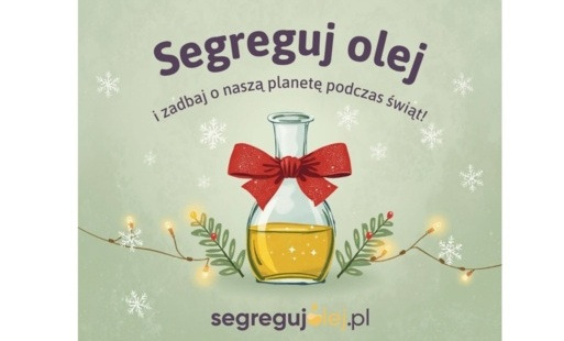 Świąteczne życzenia od projektu Segreguj Olej!