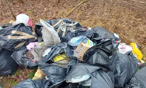 Urządził sobie prywatne śmietnisko - Straż Miejska złapała sprawcę
