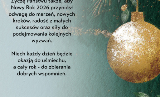 ŻYCZENIA ŚWIĄTECZNO-NOWOROCZNE