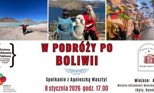 Kęcki Klub Podróżnika zaprasza na spotkanie z Agnieszką Wasztyl
