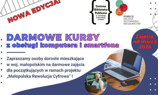 Nowa edycja kursów komputerowych w kęckiej bibliotece