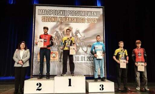 Sokół Kęty święci sukcesy na małopolskim podsumowaniu sezonu kolarskiego 2025