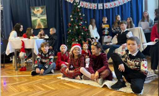 Spotkanie noworoczne w Szkole Podstawowej w Nowej Wsi