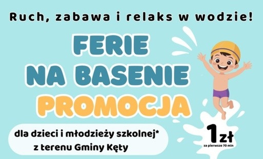 Ferie za złotówkę? Wskakuj na basen!