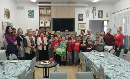 Wizyta uczniów ZSP nr 3 w Kętach w Dziennym Domu „Senior-Wigor”