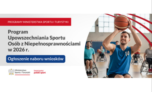 Rusza nabór wniosków do programu upowszechniania sportu osób z niepełnosprawnościami w 2026 roku