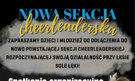 Sekcja Cheerleaderek w Łękach! - nowa inicjatywa Soły Łęki