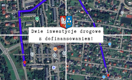 Remonty drogi na os. Nad Sołą w Kętach oraz ul. Jana Matejki w Nowej Wsi z dofinansowaniem z Rządowego Funduszu Rozwoju Dróg!