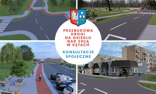 Przebudowa drogi gminnej na os. Nad Sołą w Kętach: Konsultacje społeczne