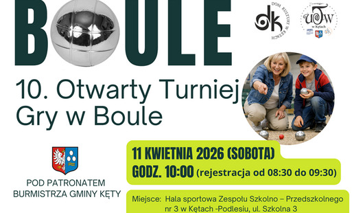 10. Otwarty Turniej Gry w Boule z Domem Kultury w Kętach