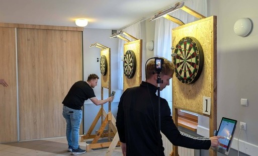 Pierwszy turniej darta w Łękach!