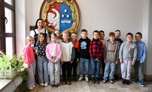 Uczniowie z Malca z wizytą w Urzędzie Gminy Kęty