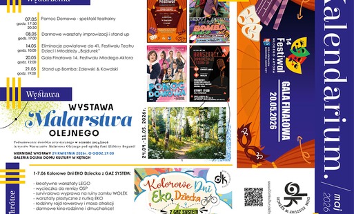 Harmonogram imprez majowych w Domu Kultury