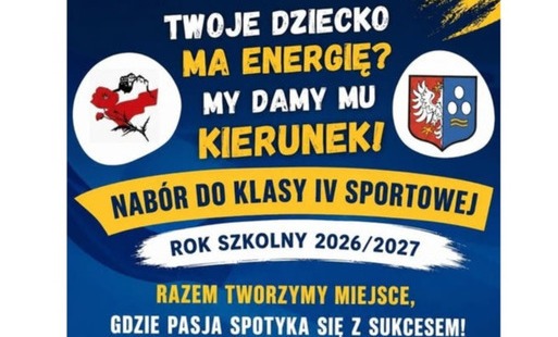 Nabór do klasy IV sportowej w SP nr 2 w Kętach na rok szkolny 2026/2027