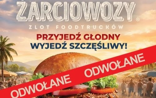Zlot Żarciowozów na Rynku odwołany