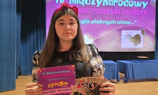 I miejsce Sandry Michalskiej w Międznarodowym Festiwalu Piosenki Disneya w Rzeszowie!