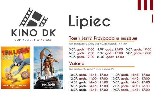 Zapraszamy do kina DK w Kętach!