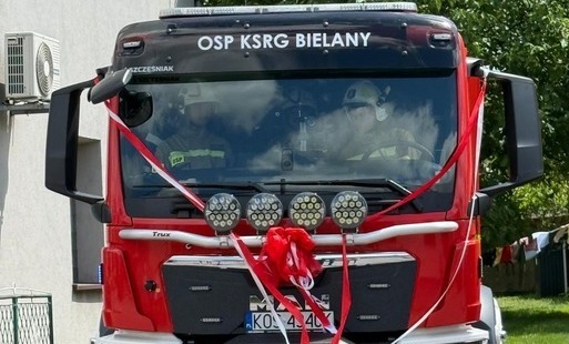 OSP Bielany z nowym samochodem ratowniczo-gaśniczym MAN!