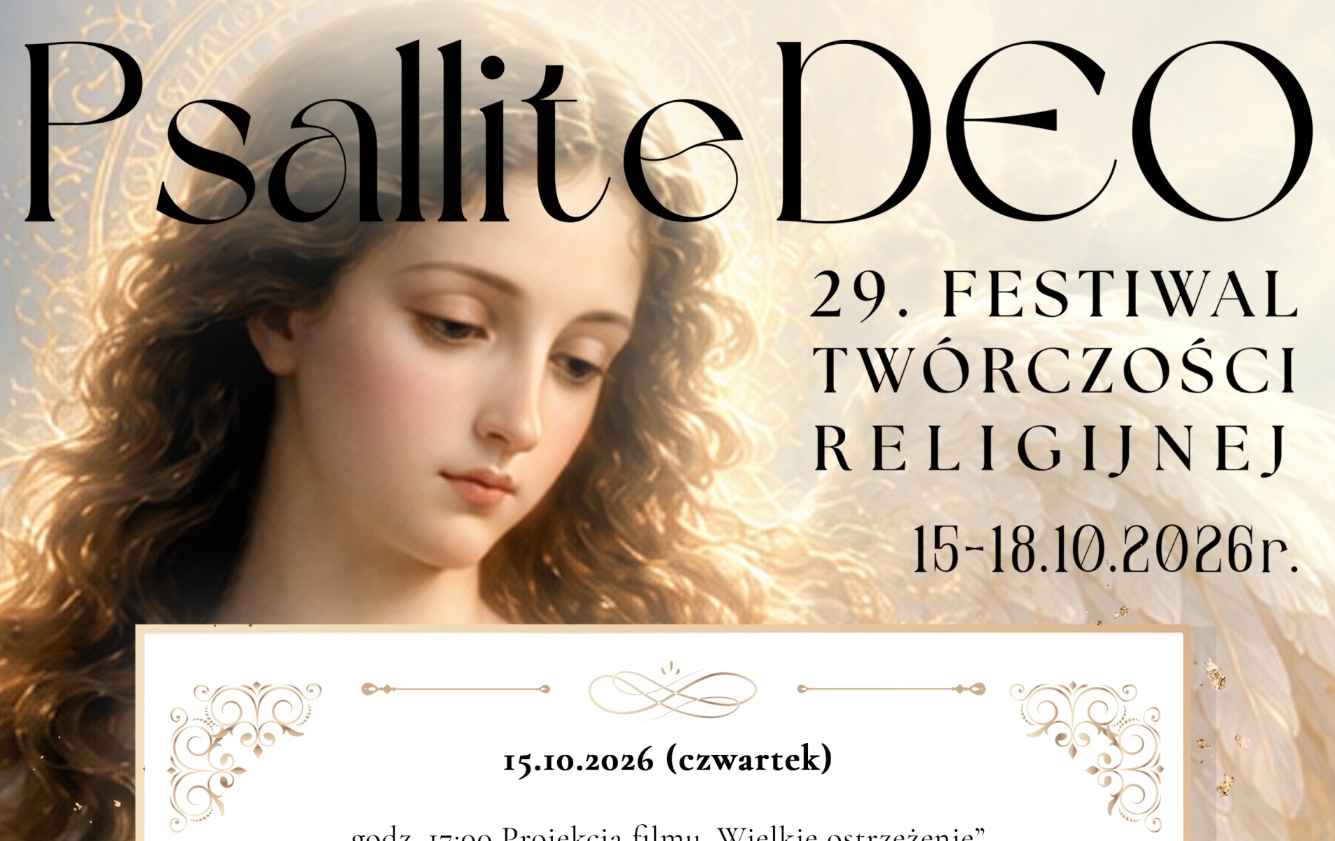 29. Festiwalu Twórczości Religijnej PSALLITE DEO