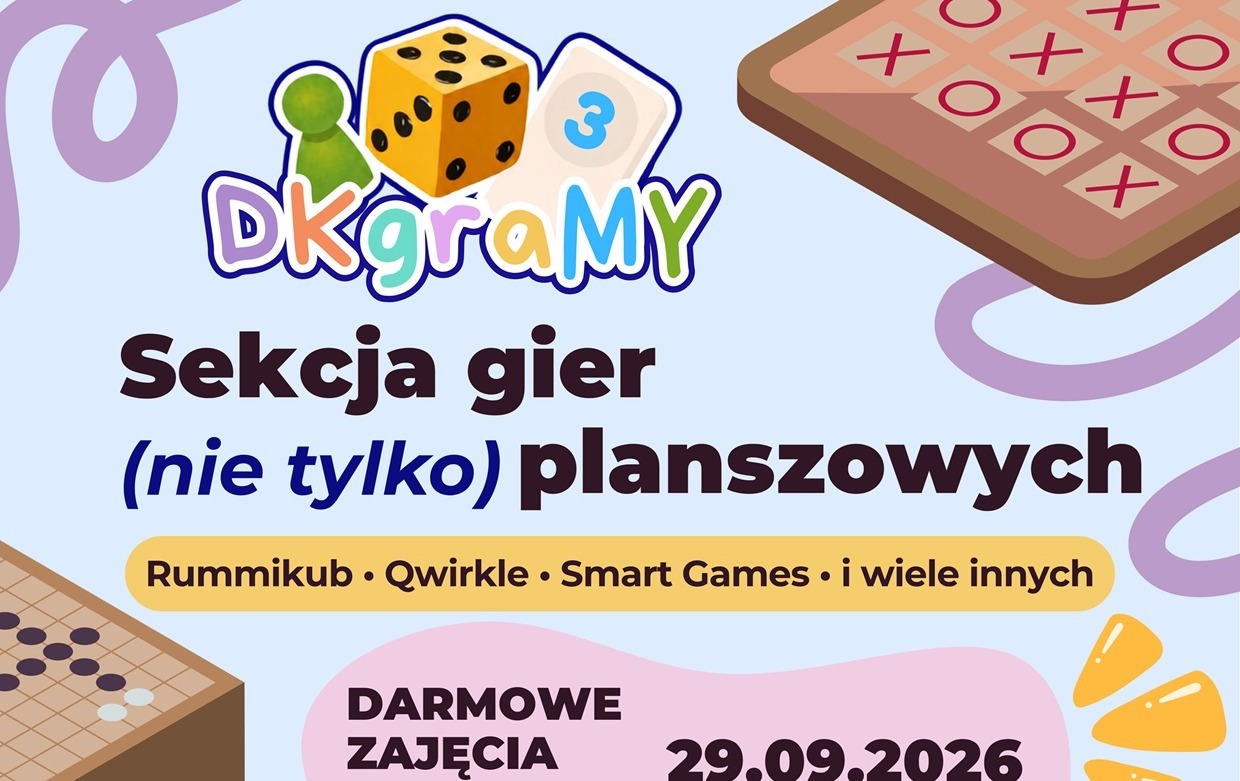 DKgraMY – nowa sekcja w Domu Kultury w Kętach
