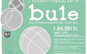 I Otwarty Turniej Gry w Bule pod patronatem Burmistrza Gminy Kęty