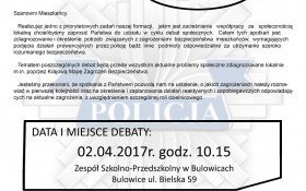 Bulowice. Zapraszamy na debatę społeczną poświęconą bezpieczeństwu
