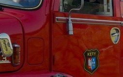 OSP Kęty w oczekiwaniu na miejski samochód ratowniczo-gaśniczy