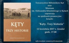 Promocja nowego wydawnictwa TMK pt. "Kęty. Trzy historie"