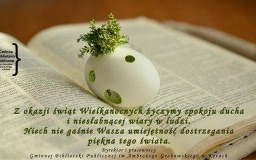 GBP im. A. Grabowskiego w Kętach - życzenia Wielkanocne