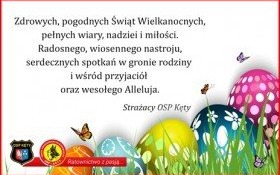 OSP Kęty - życzenia Wielkanocne