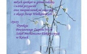 PZ Nr 10 SME im. M. Kopernika w Kętach - życzenia Wielkanocne
