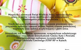 ZOG ZOSP RP w Kętach - życzenia Wielkanocne
