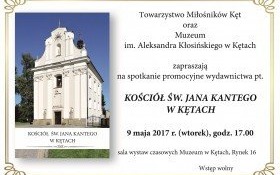 Zapraszamy na spotkanie promocyjne nowego wydawnictwa Towarzystwa Miłośników Kęt