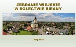 W niedzielę Zebranie Wiejskie w Bielanach