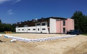 Boisko do piłki plażowej już prawie gotowe